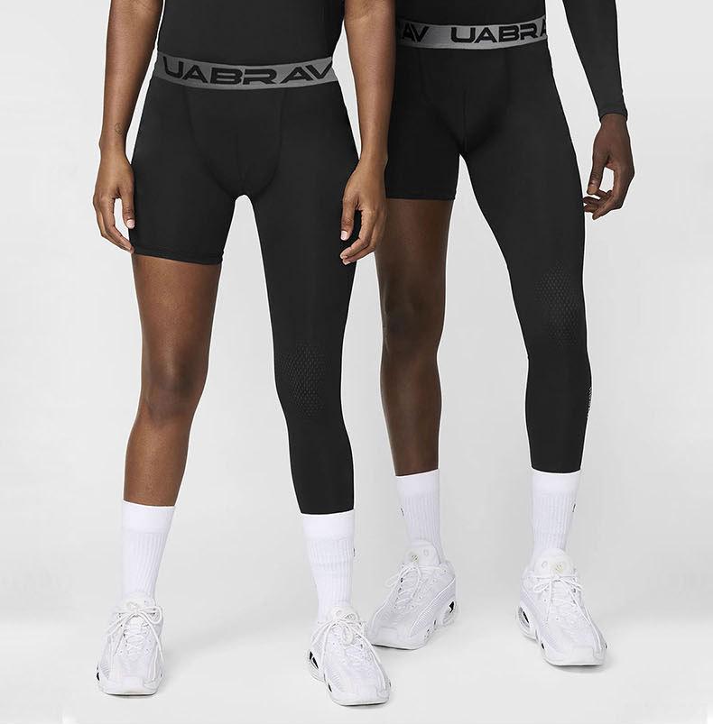 Men's High Elasticity Compression Basketball Tights: Long Pants & Five-Point Style for Fitness, Running, and Training.