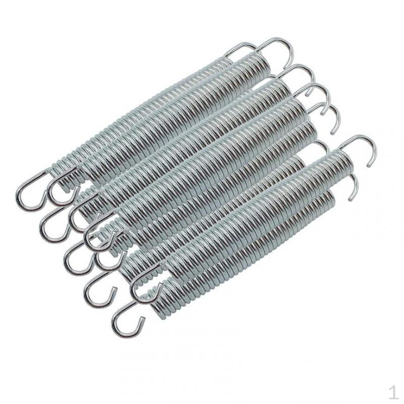 

Steel Trampoline Springs High-performance Repair Spring Fittings 5.5 / 6.5 7 8.5 140