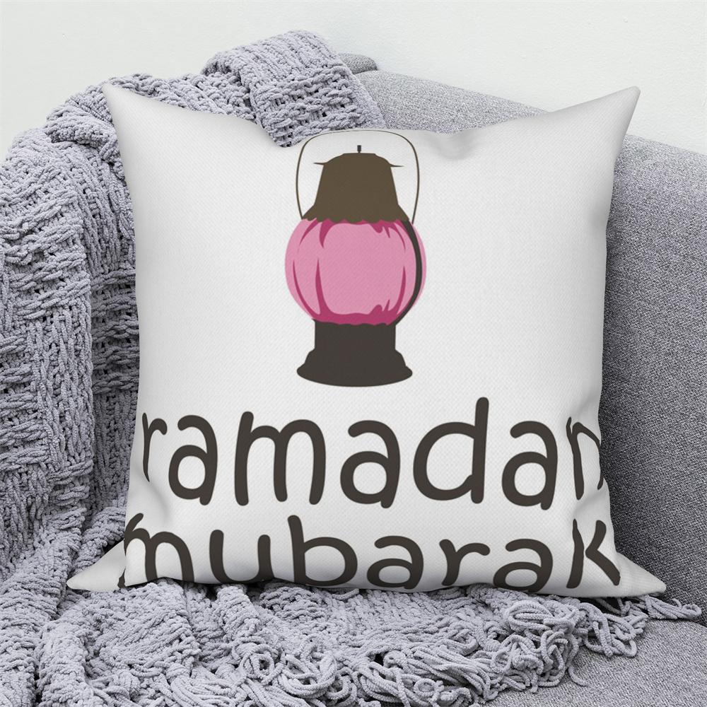 Mosque Muslim Home Sofa Bed Decor Throw Pillow Cover Gift Islamic Eid Mubarak Ramadan Decorative Cushion