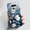 Weiche Hülle für LG K50S K40S Handyhülle LMX540HM LM-X540 LMX430HM LM-X430 Modischer Schmetterling Blume Schwarzer Silikon-Stoßfänger Abdeckung