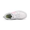 Nike Court Borough Slip Resistant Cushioning Abrasion Resistant Low top Kids' Skateboarding Shoes White Pink Blue DD3022-100