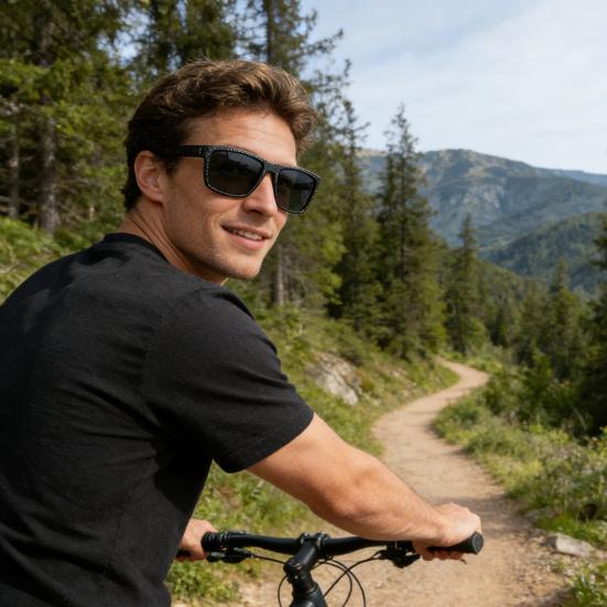 Golf Sunglasses Men Polarized Golf Glasses UV Protection Anti-Glare Sports Sunglasses for Golfing Cycling And Outdoor Activities