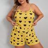 Women's Casual Loose Camisole Shorts Pajama Set