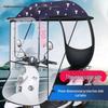 Toldo Impermeable y Protector Solar para Coche con Parabrisas Engrosado para Bicicletas Eléctricas y Triciclos