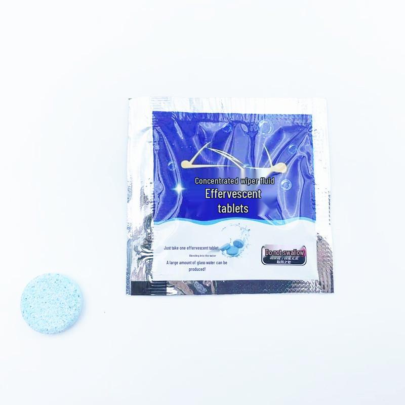 Effervescent Car Washer Tablets - Concentrated Windshield Cleaner