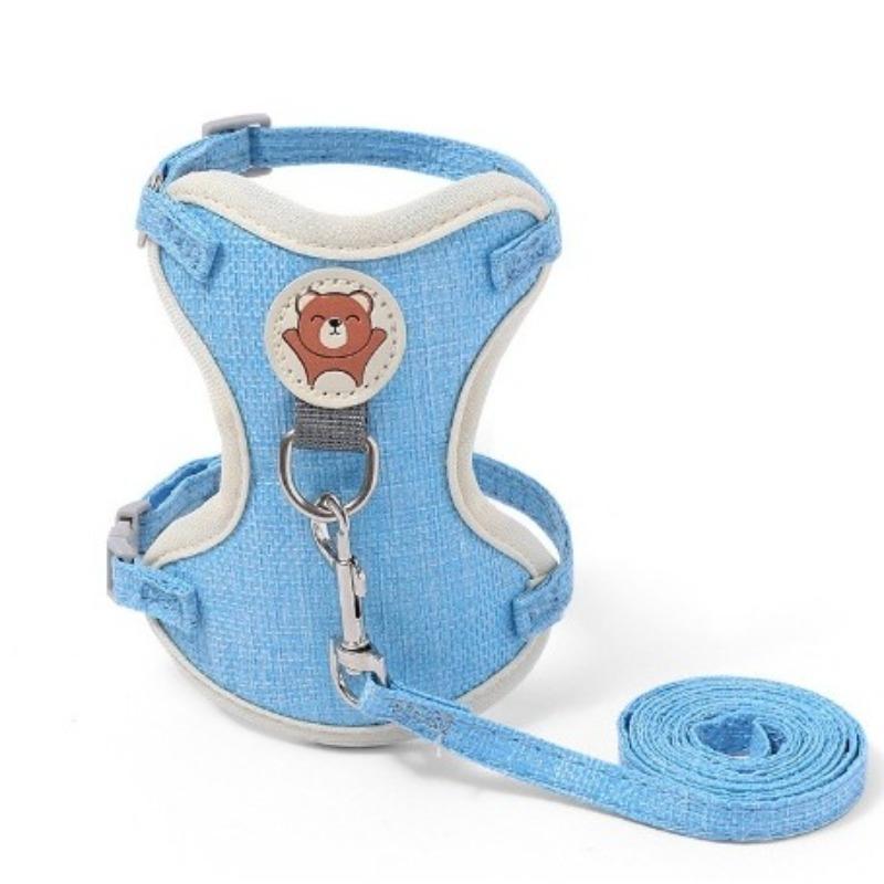 Pet Chest and Back Strap Vest Type Cat Leash, Small and Medium-sized Dog Anti-escape Dog Leash, Telescopic
