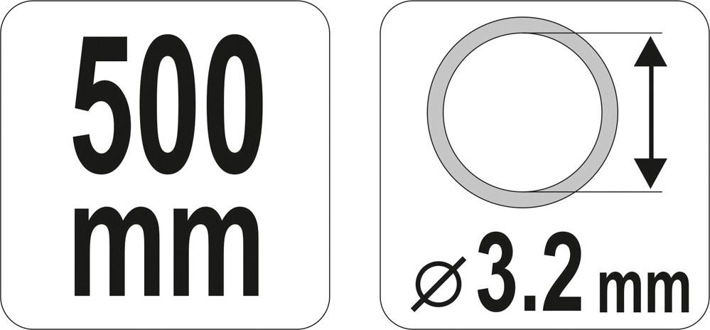 GREASE GUN HOSE 300MM - YT-0709