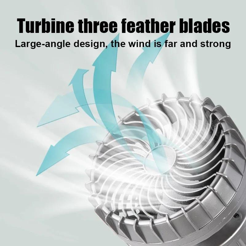 3-in-1 Solar Multifunction Camping Lights Portable with Fan Solar Charge Rechargeable Night Light Hanging Tent Fish Flashlight