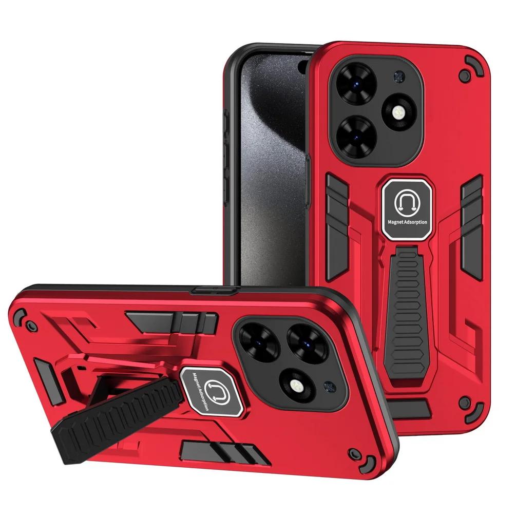 Shockproof Fall Support Armor Shell For Tecno Spark Go 2024 2023 2022 Spark 20 20C 10 10C Pro 9 9T 8C Camon 20 Pro 19 18P 4G 5G