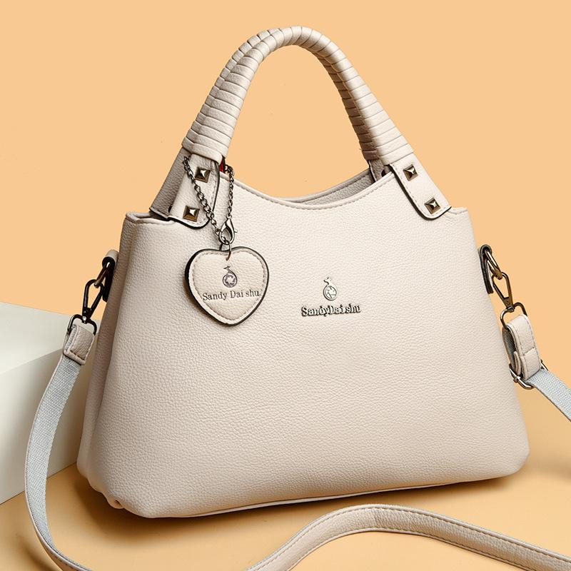 New Style Handbag Women Fashion Middle aged Mother Goes Out with One Shoulder Crossbody