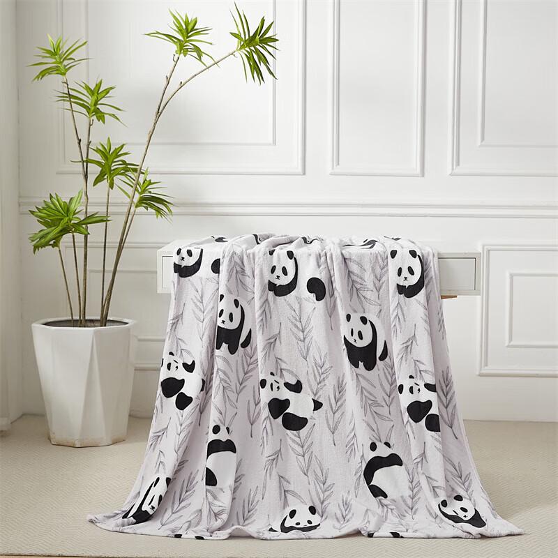 

Panda Flannel All-Season Blanket