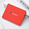 Car Logo Coin Purse Wallet Credit ID Card Bag Leather Coin Purse For BMW 1 3 5 Series G30 G20 F30 F10 E60 X1 X3 E70 F15 F48a ya2