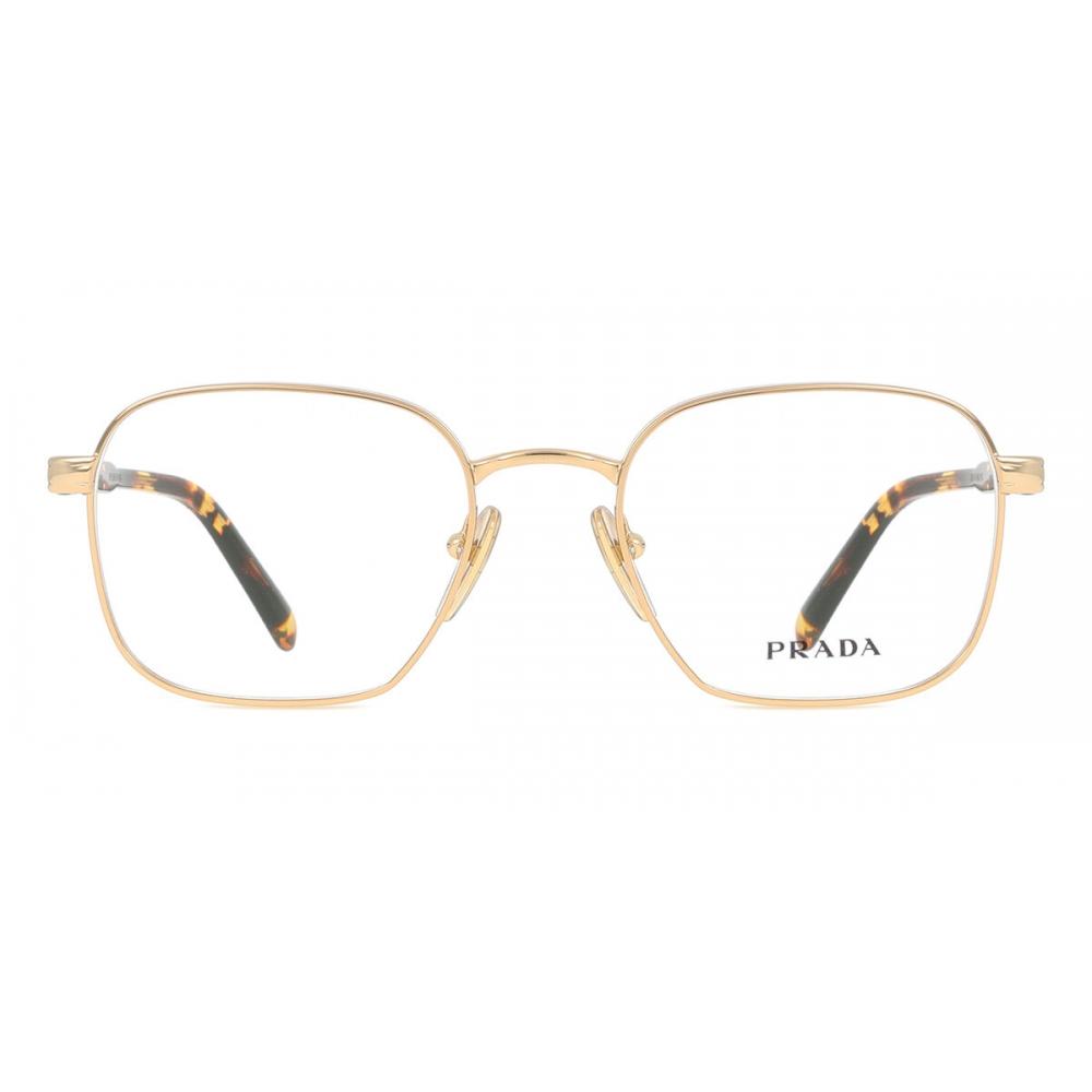 Prada Pr A55v 5ak1o1 Men Eyeglasses Gold/53-19-145