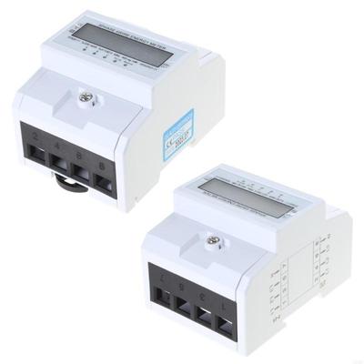 Electricity Tester Intermediate Meter 3Phases 4Wire Energy Meter DIN Electricity Meter for Power Measurement System A0KF