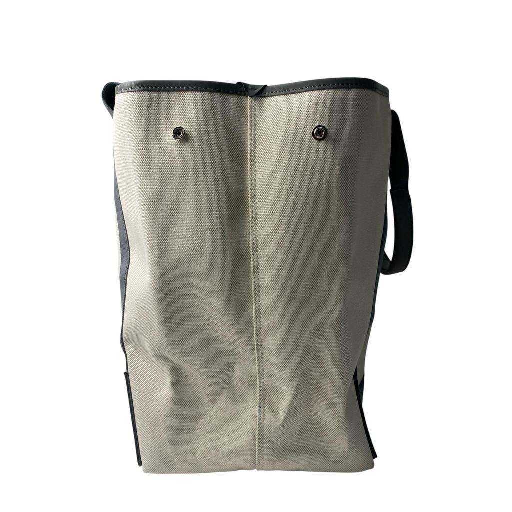 Used BALENCIAGAHandbag gray/Ivory canvas/leather Women