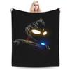 ULTRAMAN Plush Blanket Children  Flannel Throw Blanket For Couch Chair Soft Design Quality Bedspread Gift