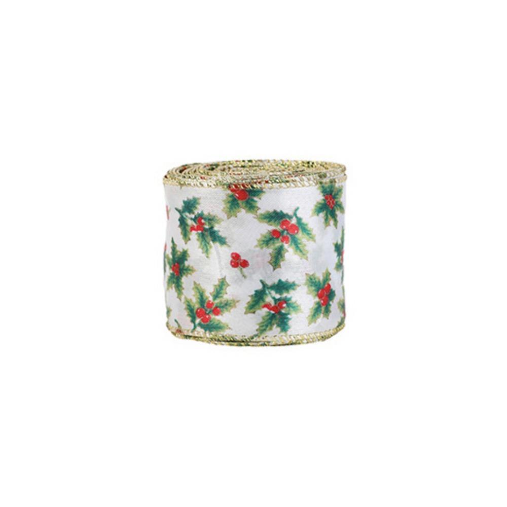 Christmas Tree Christmas Ribbons Deer Pattern Gift Packing Ribbons Craft Supplies