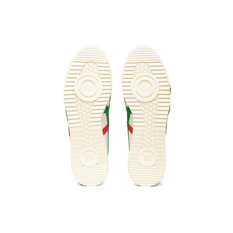 ONITSUKA TIGER Mexico 66 Leather Sports Comfortable Non-Slip Wear-Resistant Low-Top Casual Shoes Unisex Sneaker White Red Green 1183B889-103