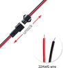 10 Pairs 2/3/4/5pin SM JST 15cm Cable Female/Male Connectors for Led Strip RGB 5050 3528