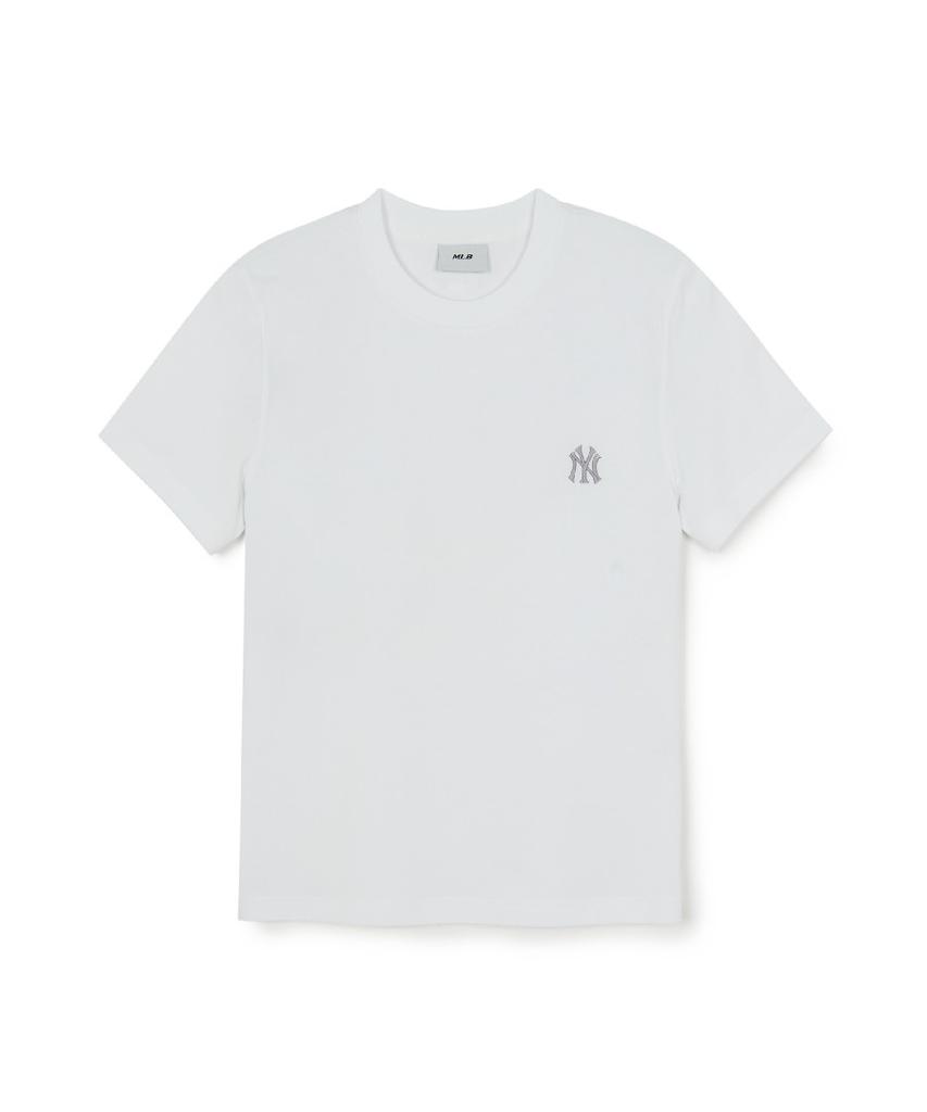 Emelbi Basic Comfortable Fit Short Sleeve T-Shirt Ny (White)