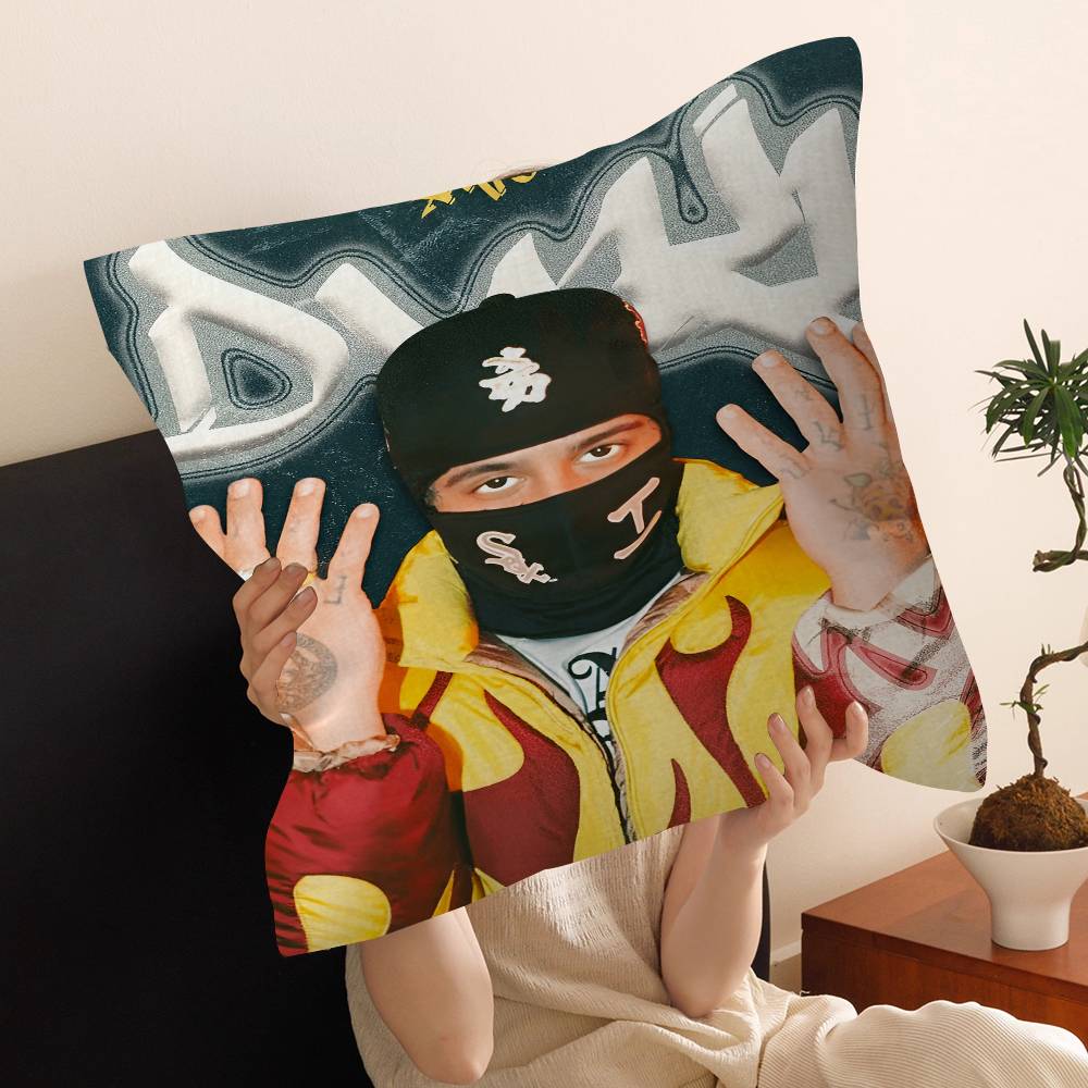 D-duki Rapper Cushion Cover Inches Farmhouse Decor Home Throw Pillow Covers for Couch Decorations