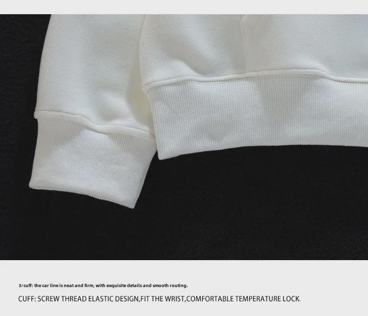 Cartoon Corgi Embroidered Fleece Hoodie for Women 2024 - Autumn/Winter Casual Unisex Pullover