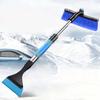 Snow Brush For Car Extendable Heavy Duty Ergonomic Automotive Window Cleaning Shovel For Vehicle Truck SUV Window Frost Winter