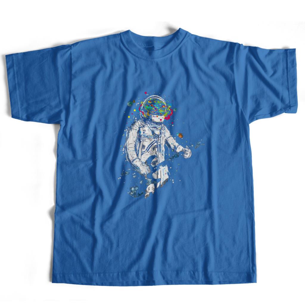 

COOLMIND 100% Cotton Top Quality Print Men T Shirt Casual Space Pring Men Tshirt Loose Cool Tshirt Men Tee Shirts Tops S