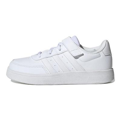 Neo Breaknet Synthetic Leather Low-Top Skate Shoes Kids Sneakers White HP8969