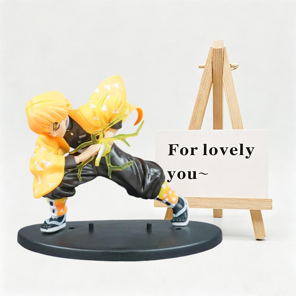 10-22cm Demon Slayer Anime Figure Kamado Tanjirou Agatsuma Zenitsu Kyoujurou Anime PVC Model Action Figure Collection Toy Gift