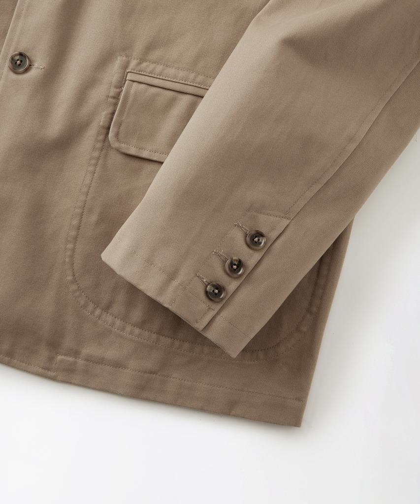 Outstanding High Density Cotton Classic 3Button Jacket_Beige