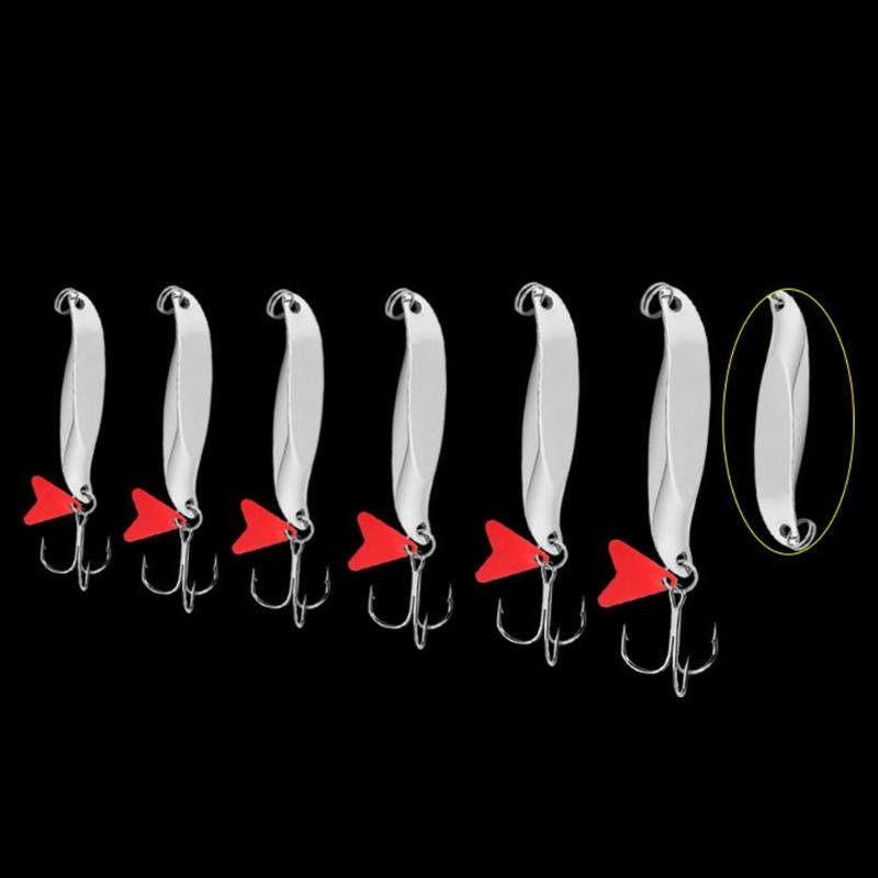 Spinner Baits Fishing Spoons Metal Lures Hard Fishing Lures with Hook for Trout Fishing Tackle Trolling Sequins Baits