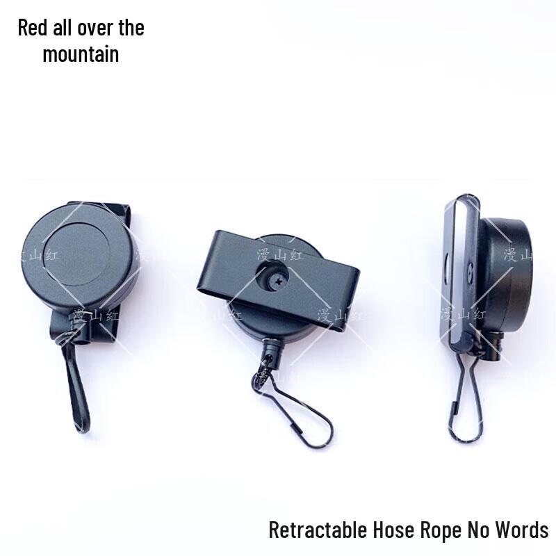 Retractable Stainless Steel Keychain Lanyard