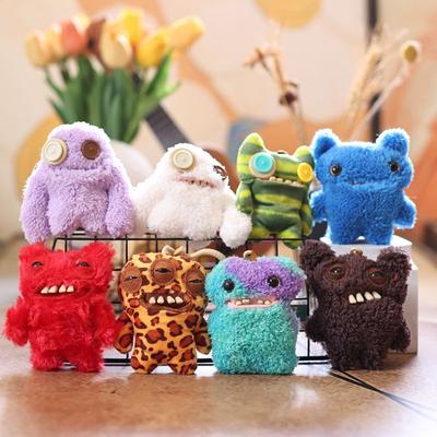 Big Teeth Funny Ugly Monster Plush Doll 12cm Cute Tooth Monster Doll Trendy Play Doll Collect Gift