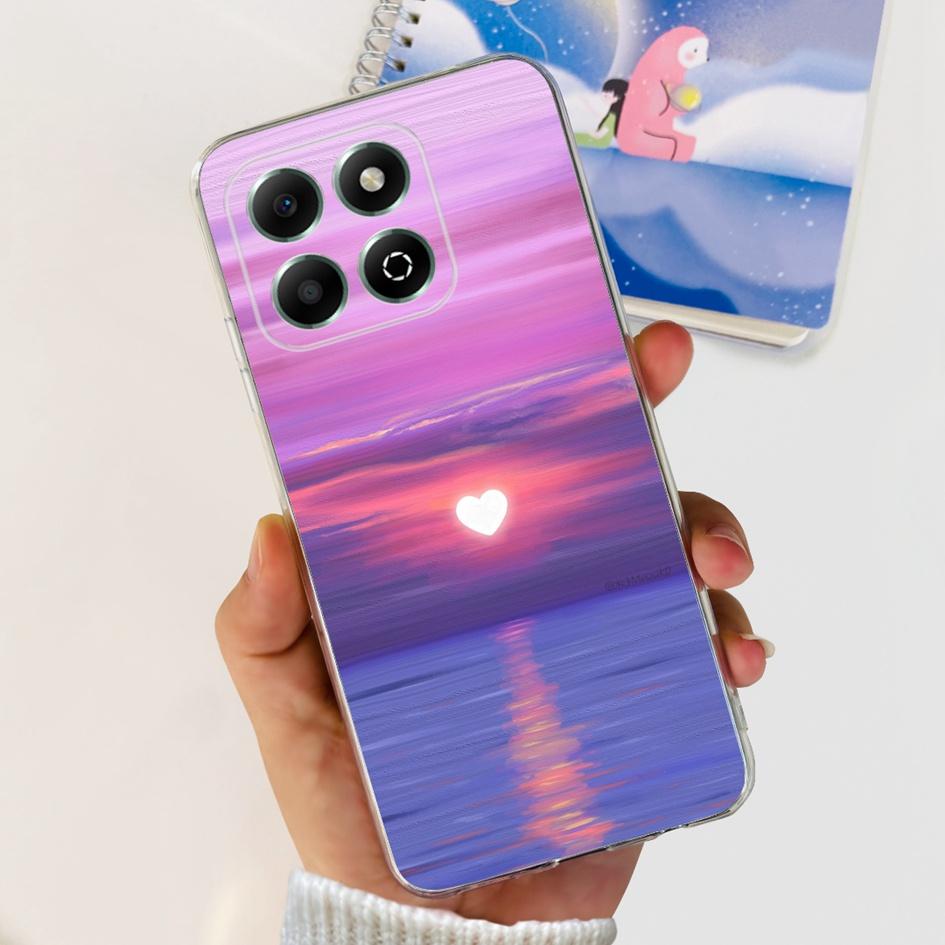 For Honor X6b Case JDY-LX1 JDY-LX2 Cover Luxury Marble Pattern Soft Clear Silicone Phone Back Cover For Honor X6b 4G X 6B Fundas