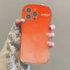 Custodia per telefono arancione per Iphone 14 Plus 13 Pro Max 11 12 Custodia per fotocamera protettiva antiurto in silicone per iPhone Xr X Xs