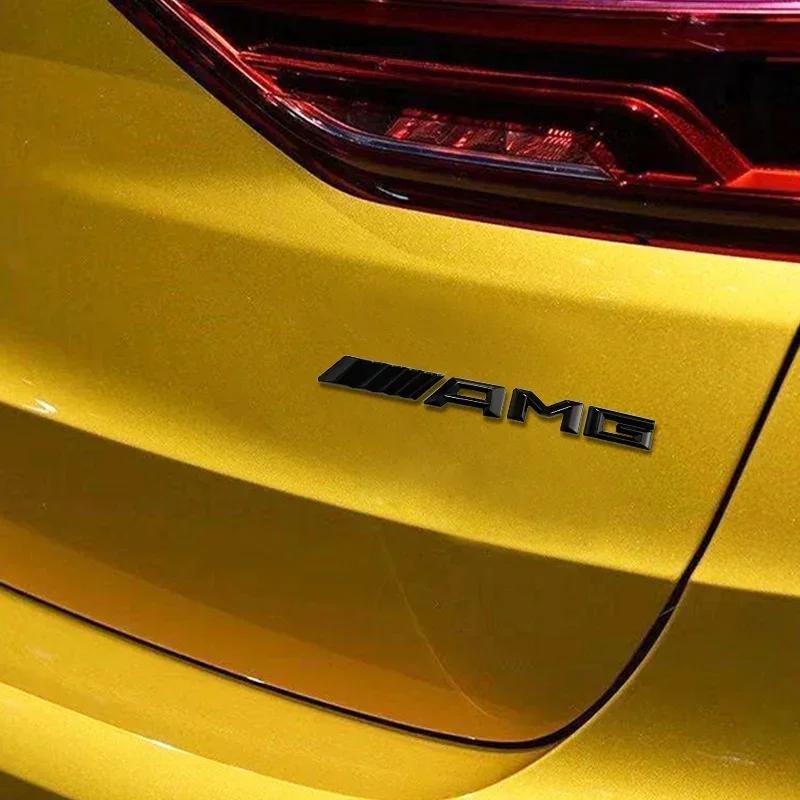 Pro Mercedes Benz 3D hliníkové samolepky Dekorace loga na kufr auta Štítek Pro Mercedes Benz AMG W204 W205 W203 W211 W212 W213 W201