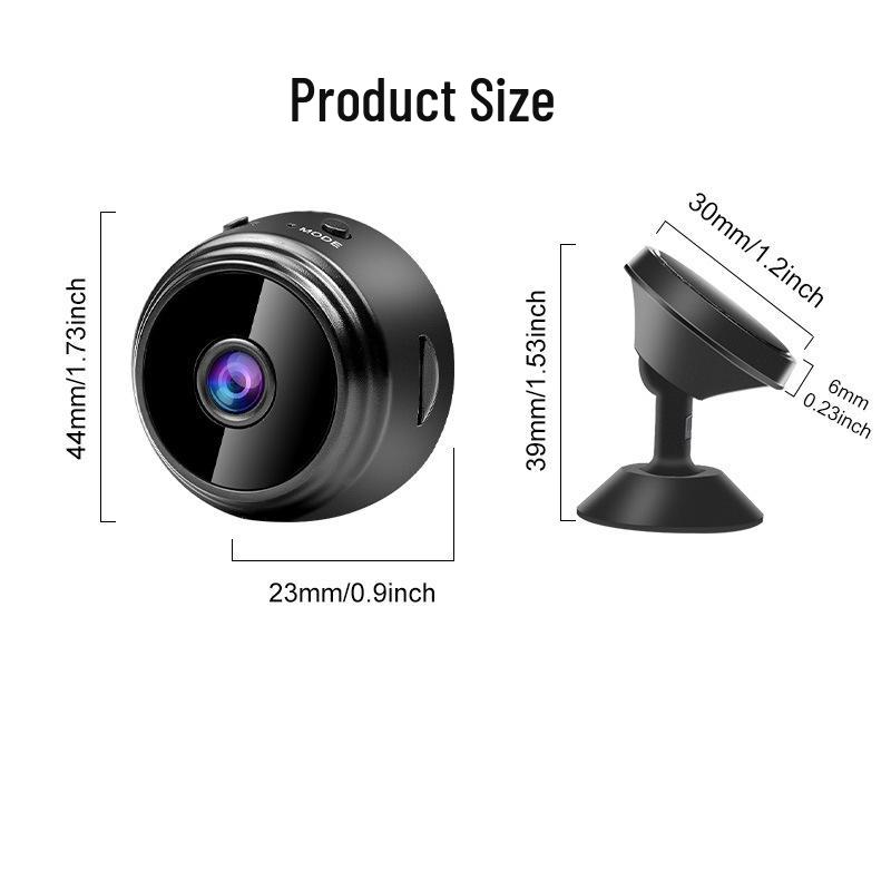 Bezdrátová vnitřní HD kamera A9 s nočním viděním a detekcí pohybu