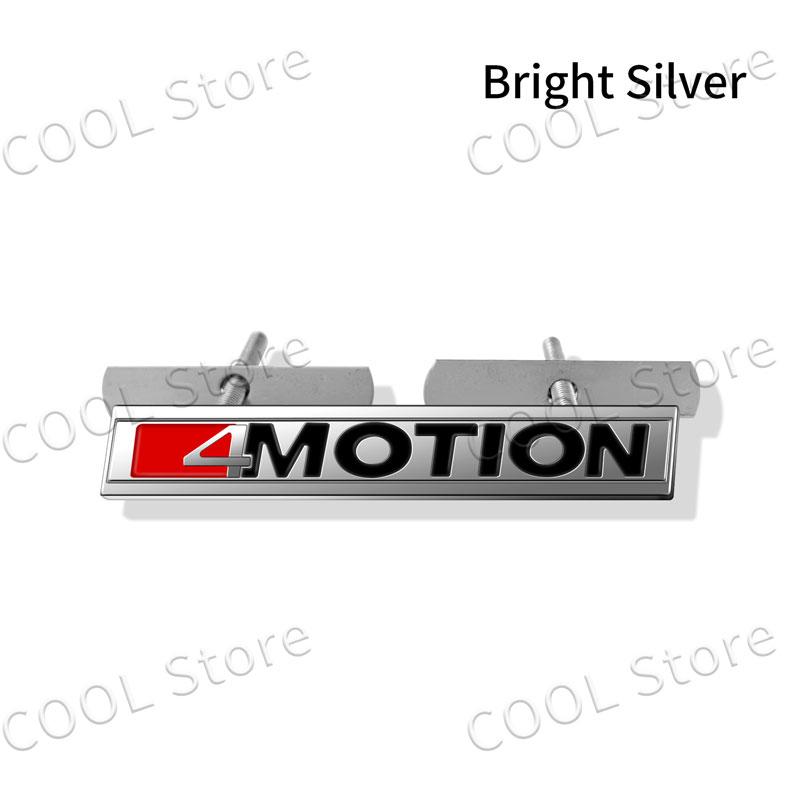 AABIP1 3D Car 4motion Emblem Logo Trim Front Hood Grille Badge Rear Trunk Sticker For VW Volkswagen Polo Golf Passat Jetta Accessories