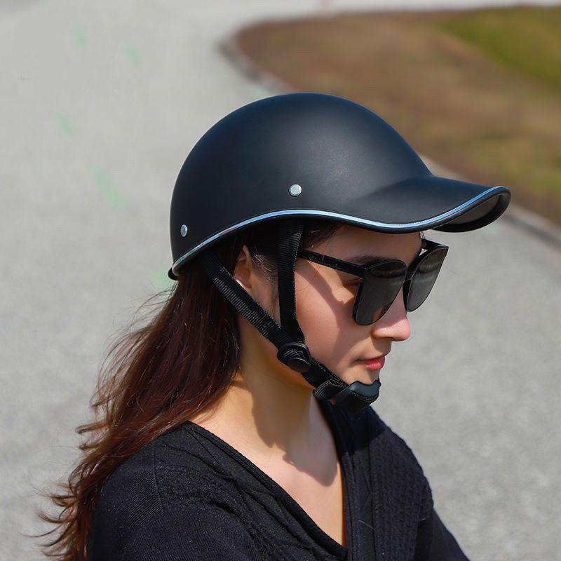 Electric Car Duckbill Cap: Lightweight, Breathable, Unisex Safety Helmet for Summer, Anti-Fall Protection, UV/Sun Protection, Universal Fit