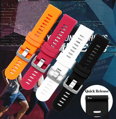 For Garmin Forerunner245 645 Vivoactive3 3t S40 Silicone Watchband Replacement Outdoor Sports Rubber Watch Strap Bracelet 20mm