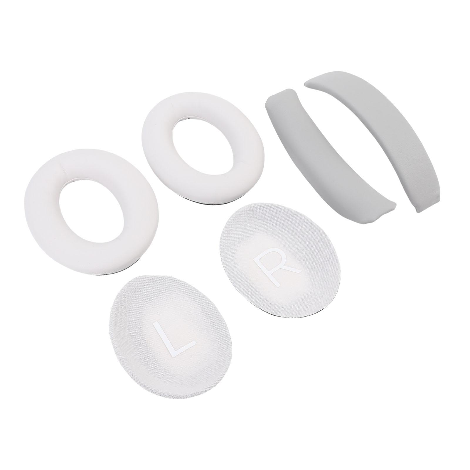 1 Pair rpads Replacement for QC45 SC SE Wireless Hdset Sponge Protein Lther Hdphone r Cushions Hdband Pad