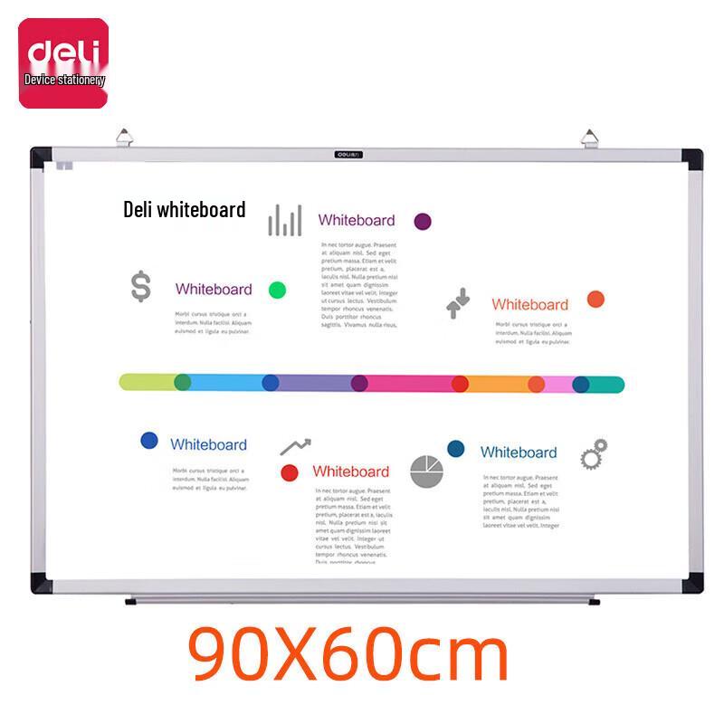 

Deli 90x60cm Magnetic Hanging Whiteboard