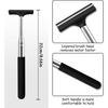 1 Pcs Car Window Mini Squeegee Retractable Auto Glass Squeegee Car Rearview Mirror Wiper Water Cleaner with Telescopic Long Rod Portable Cleaning