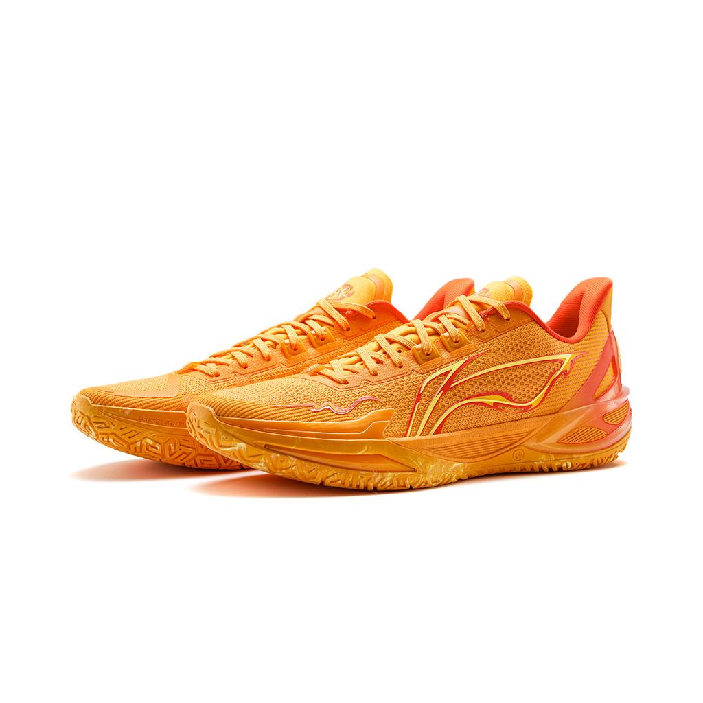 Li Ning Blade 6 V2 Low Top All Around Performance Basketball Shoes Unisex Marigold Orange ABAV087-28