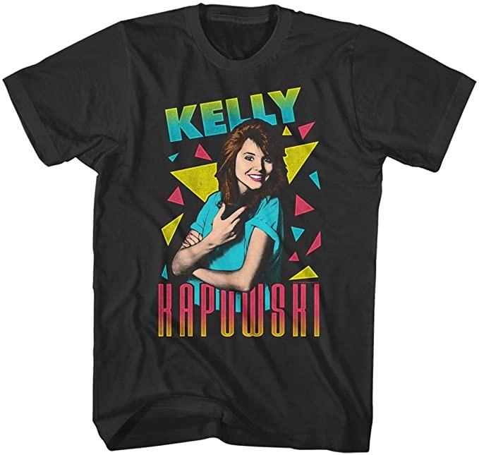 80s Kelly Kapowski Tiffani Thiessen Vintage Comedy Sitcom Saved by The Bell Unisex T-Shirt XXXXL