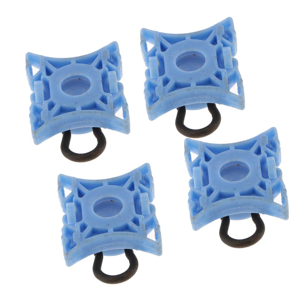 4 Body Clips Nylon Liner Fastener Rivet Push Type Retainer