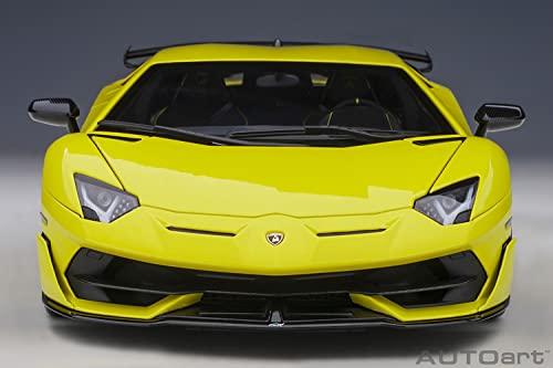 AUTOart 1/18 Lamborghini Aventador SVJ Perłowy Żółty Produkt Gotowy