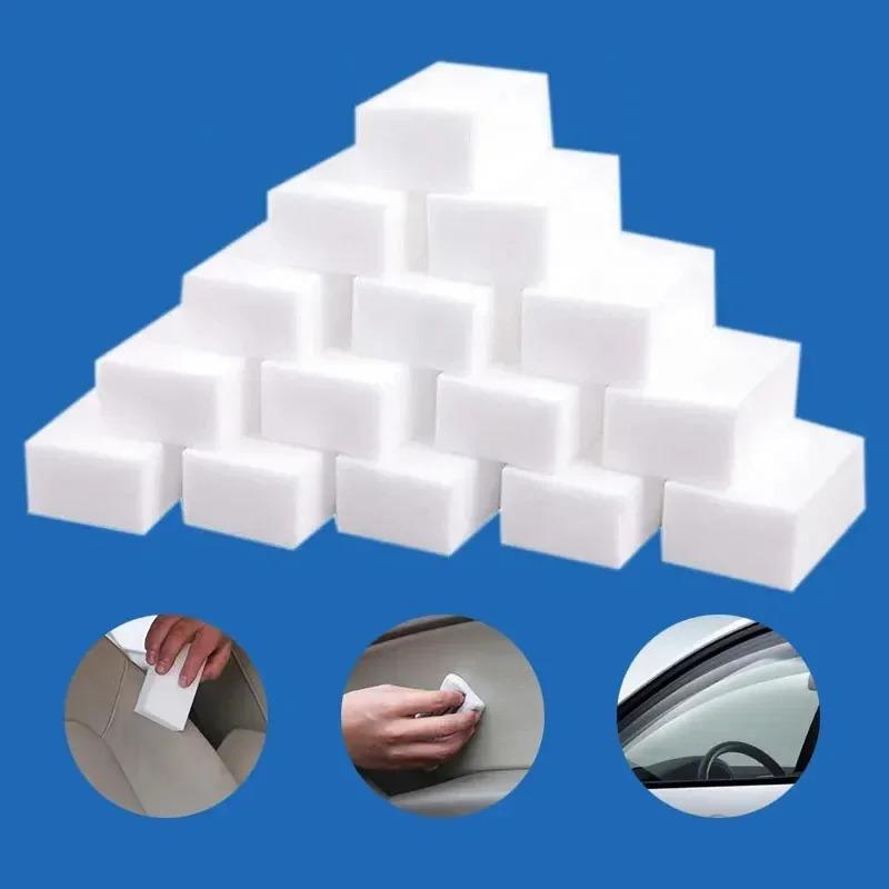 50/100 melamine foam scrubber for magic cleaning sponge, kitchen, bathroom, detergent, tableware, household cleaning tools