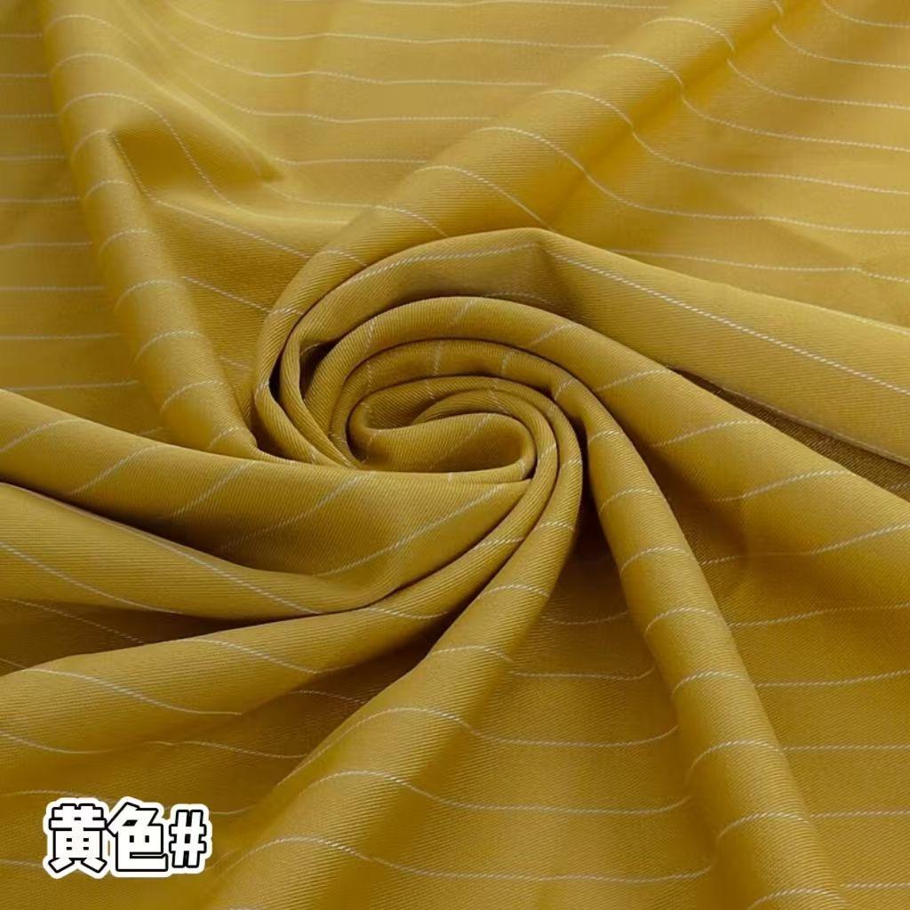 Klassischer Streifenanzugstoff Knitterfest pro Meter für Hosen Röcke Uniformen DIY Nähstoff Hängend Elastizität Weiß Rot